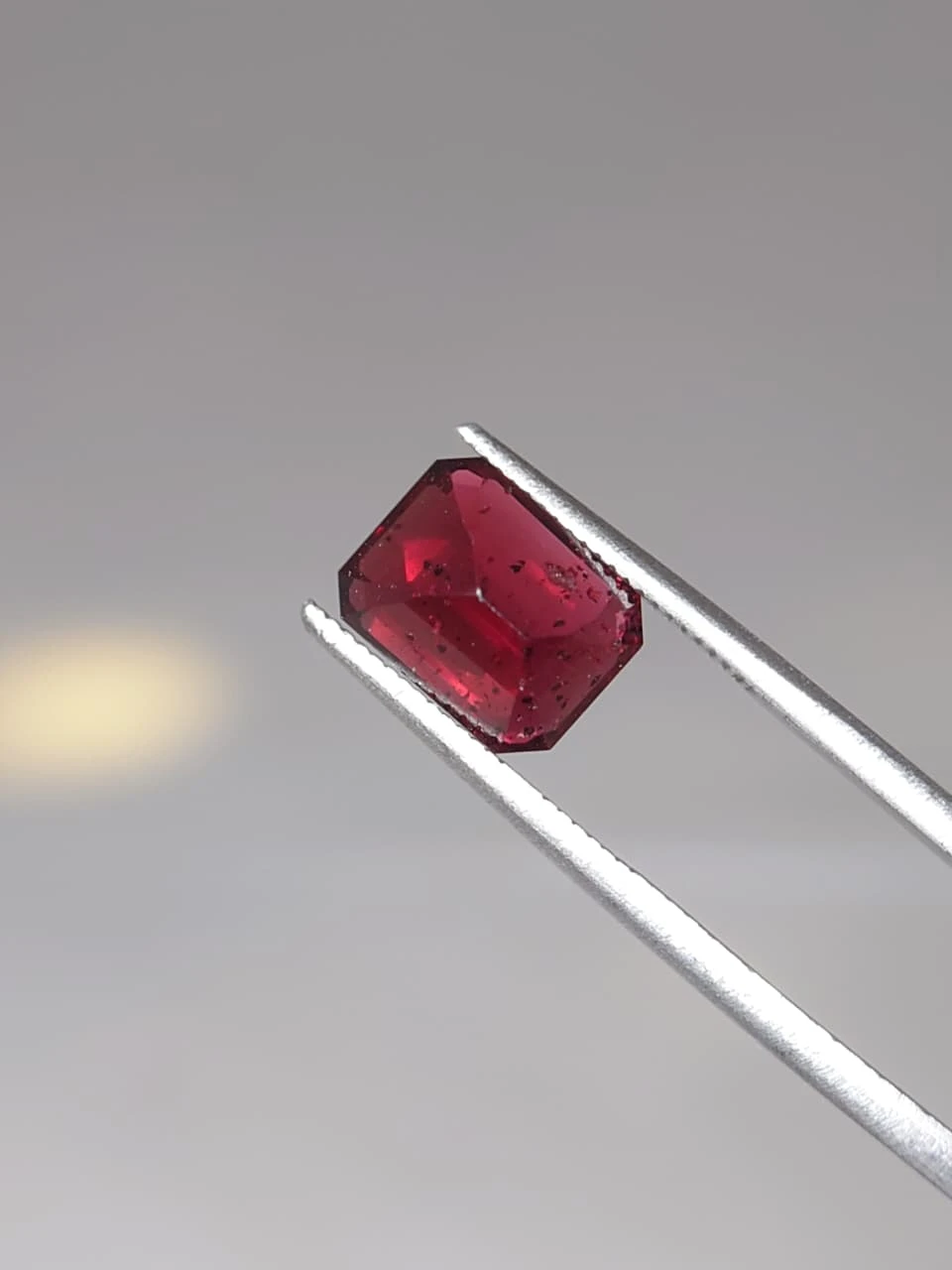 3.9ct Red Malaya Garnet Loose Gemstone from Tanzania — view 3